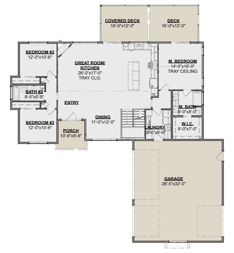 House Plan House Plan #34329 Drawing 1