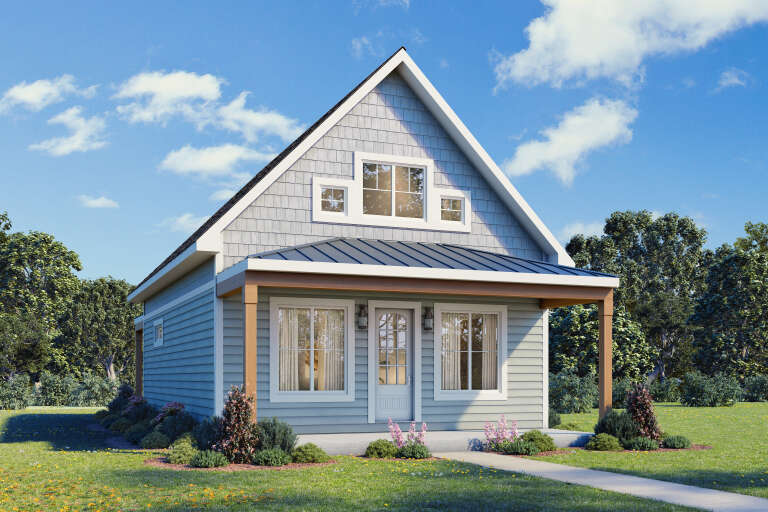 House Plan House Plan #34331 Angled Front Elevation
