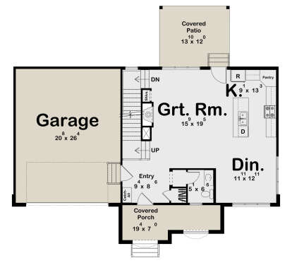 Main Floor  for House Plan #963-01195