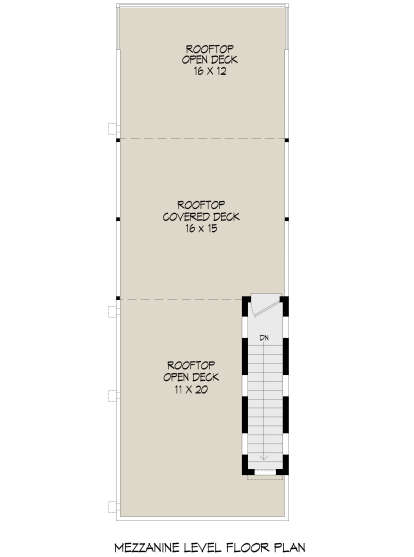 Mezzanine Floor for House Plan #940-01360