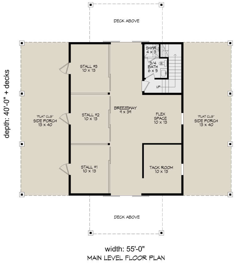 House Plan House Plan #34335 Drawing 1