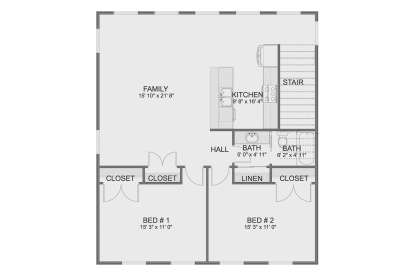 Main Floor for House Plan #2802-00446