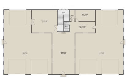 First Floor for House Plan #2802-00447