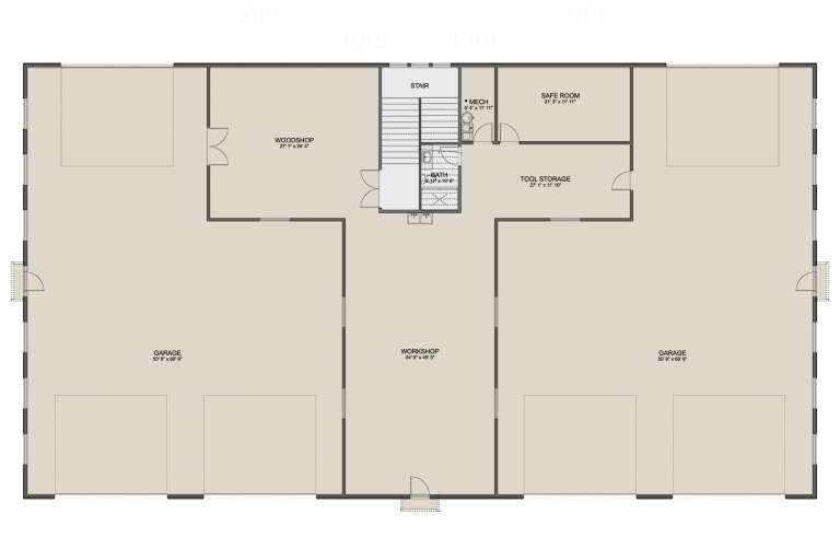 House Plan House Plan #34338 Drawing 1