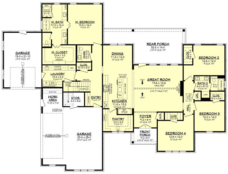 House Plan House Plan #34339 Drawing 1