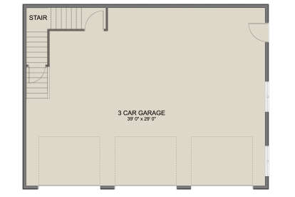 Garage Floor for House Plan #2802-00448