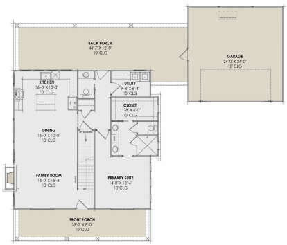 Main Floor  for House Plan #7983-00157