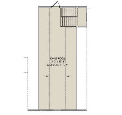 Bonus Room for House Plan #7983-00160