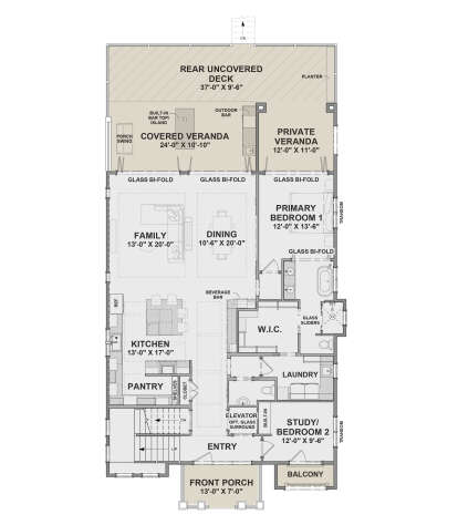 Main Floor for House Plan #6316-00025