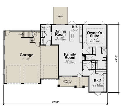 Main Floor  for House Plan #402-01851