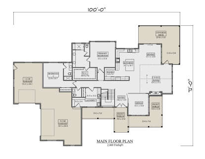 Main Floor  for House Plan #5631-00284