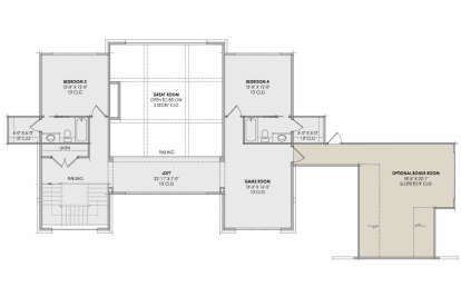 Second Floor for House Plan #7983-00161