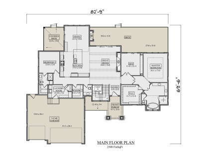 Main Floor  for House Plan #5631-00286