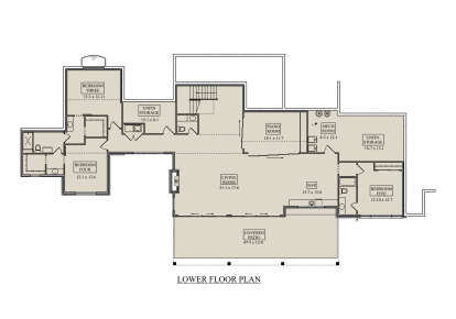 Basement for House Plan #5631-00288