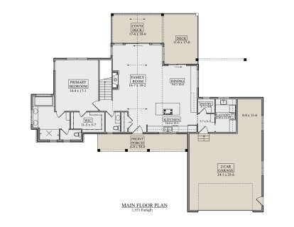 Main Floor  for House Plan #5631-00290