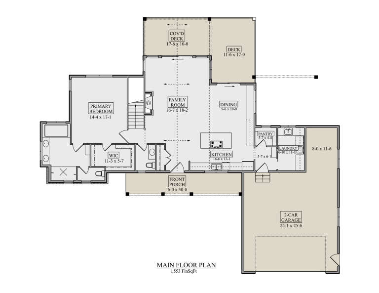 House Plan House Plan #34359 Drawing 1