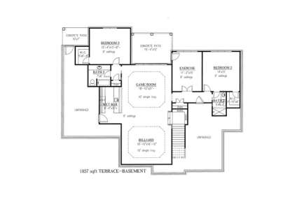 Floorplan 1 for House Plan #286-00002