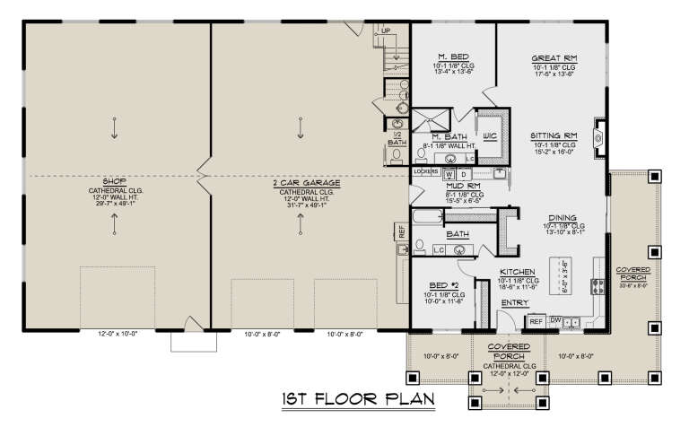 House Plan House Plan #34362 Drawing 1