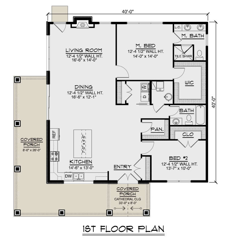 House Plan House Plan #34364 Drawing 1