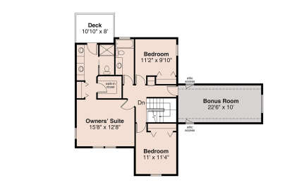 Second Floor for House Plan #035-01196