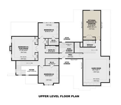 Second Floor for House Plan #7568-00045