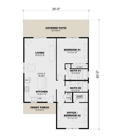 Main Floor  for House Plan #7568-00046