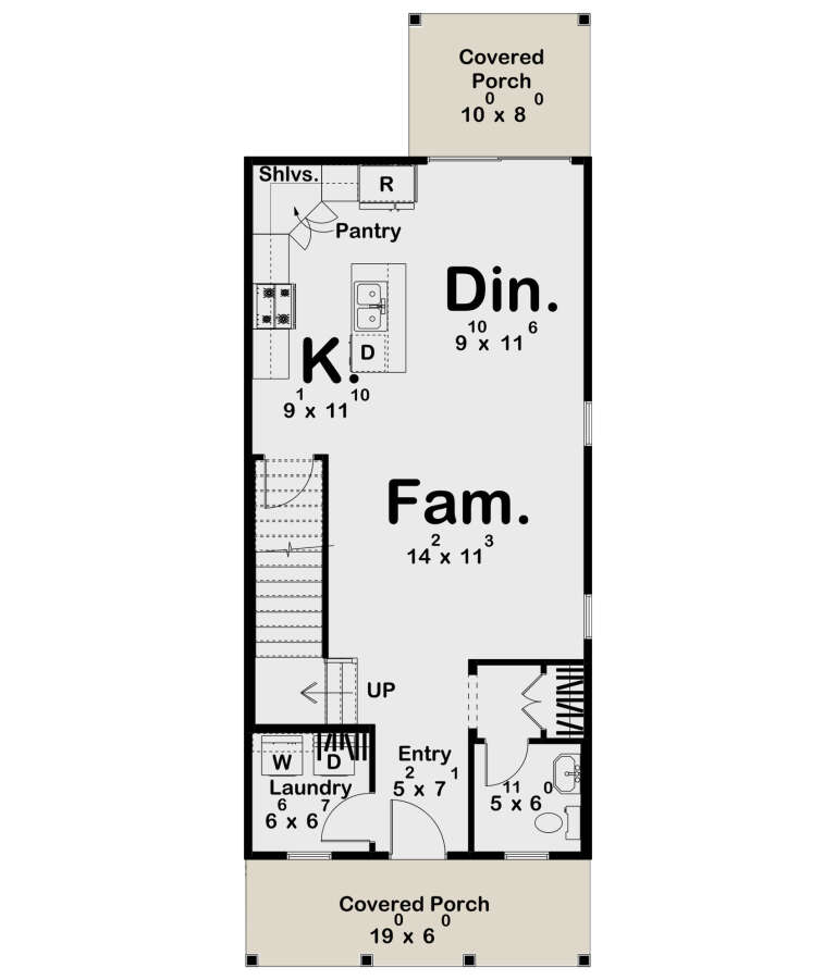 House Plan House Plan #34381 Drawing 1