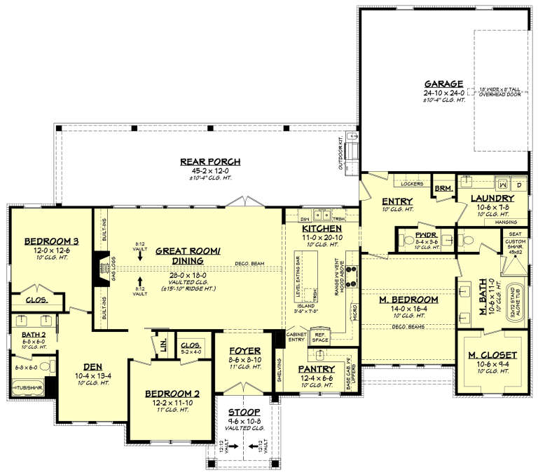 House Plan House Plan #34383 Drawing 1
