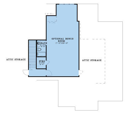 Bonus Room for House Plan #8318-00439