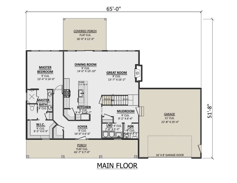 House Plan House Plan #34387 Drawing 1