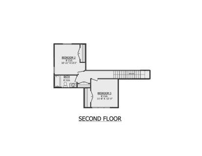 Second Floor for House Plan #1958-00057