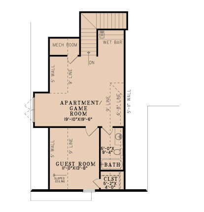 Second Floor for House Plan #8318-00440