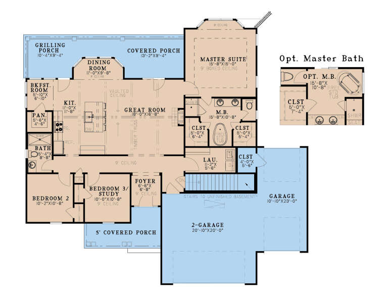 House Plan House Plan #34389 Drawing 1