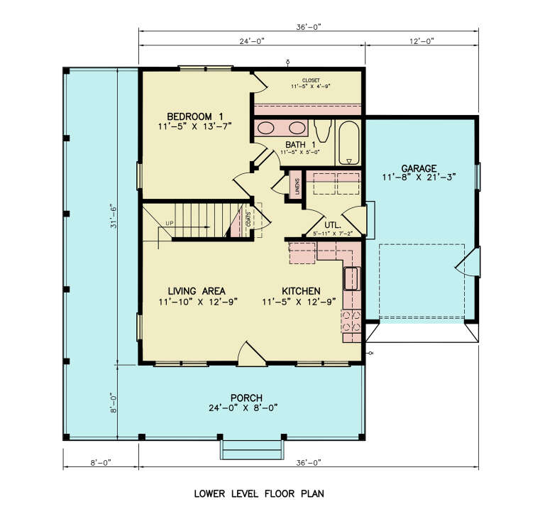 House Plan House Plan #34390 Drawing 1