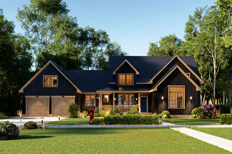 House Plan House Plan #34391 Front Elevation 