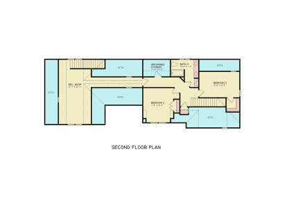 Second Floor for House Plan #699-00490
