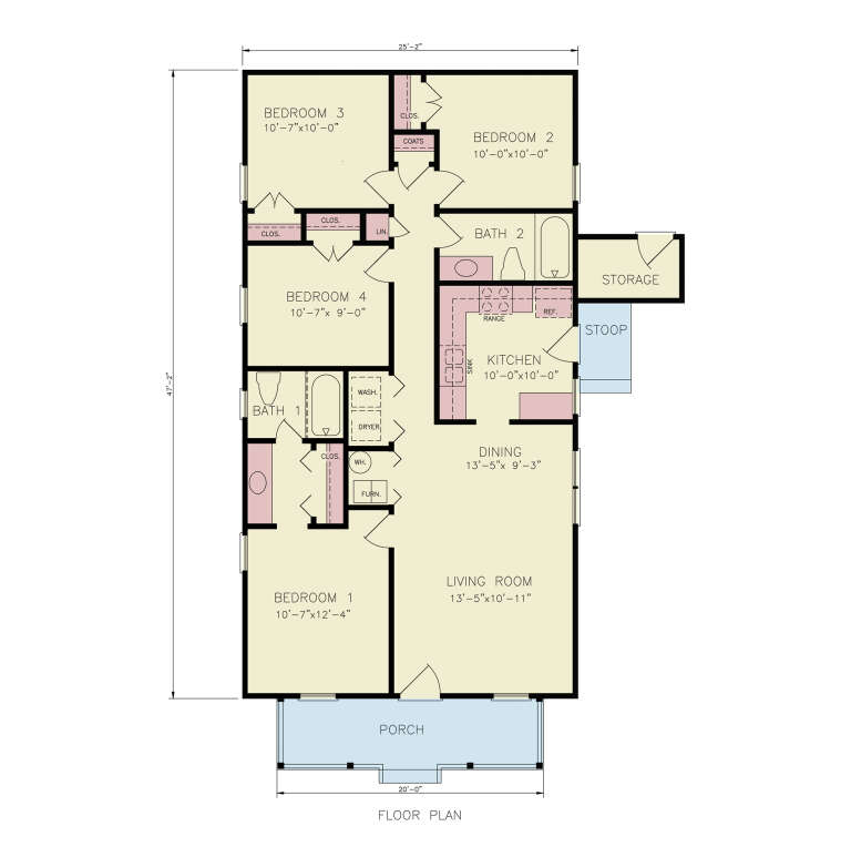 House Plan House Plan #34392 Drawing 1