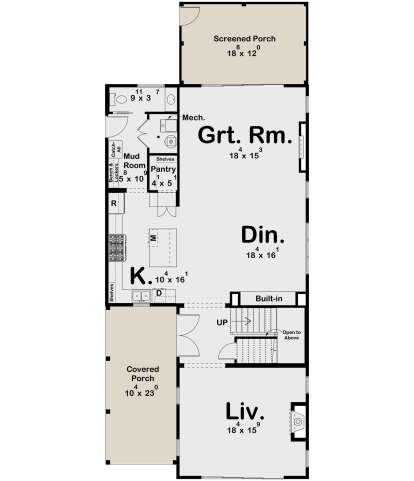 Main Floor  for House Plan #963-01201