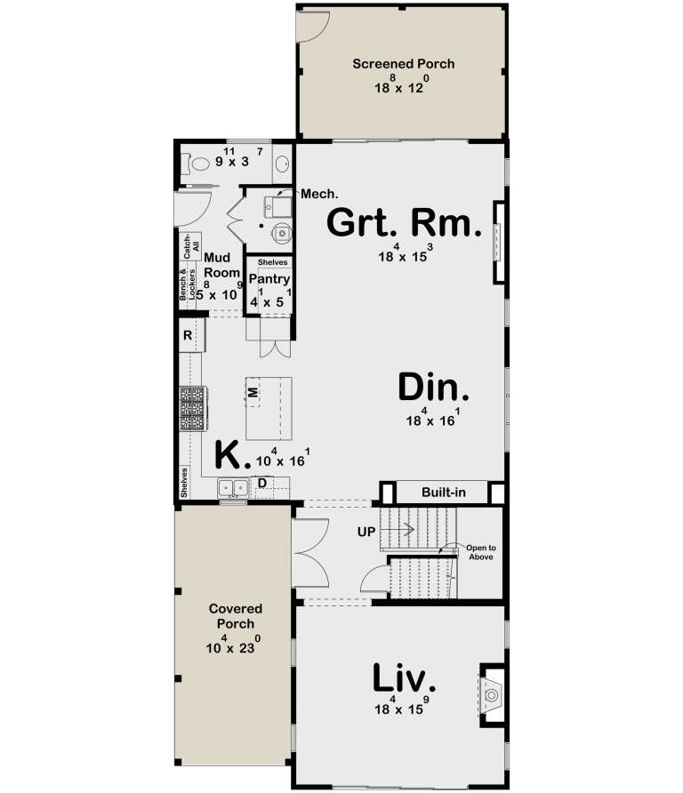 House Plan House Plan #34393 Drawing 1
