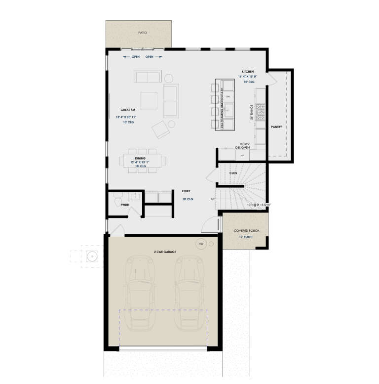 House Plan House Plan #34395 Drawing 1