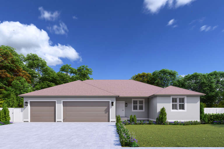 House Plan House Plan #34397 Front Elevation 