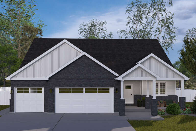 House Plan House Plan #34399 Front Elevation 