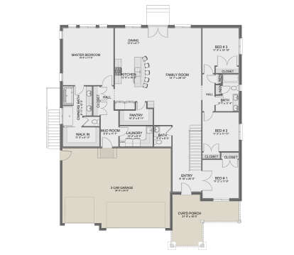 Main Floor  for House Plan #2802-00451