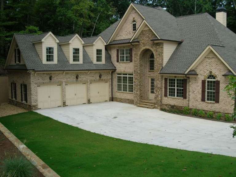 Luxury House Plan #286-00003 Elevation Photo