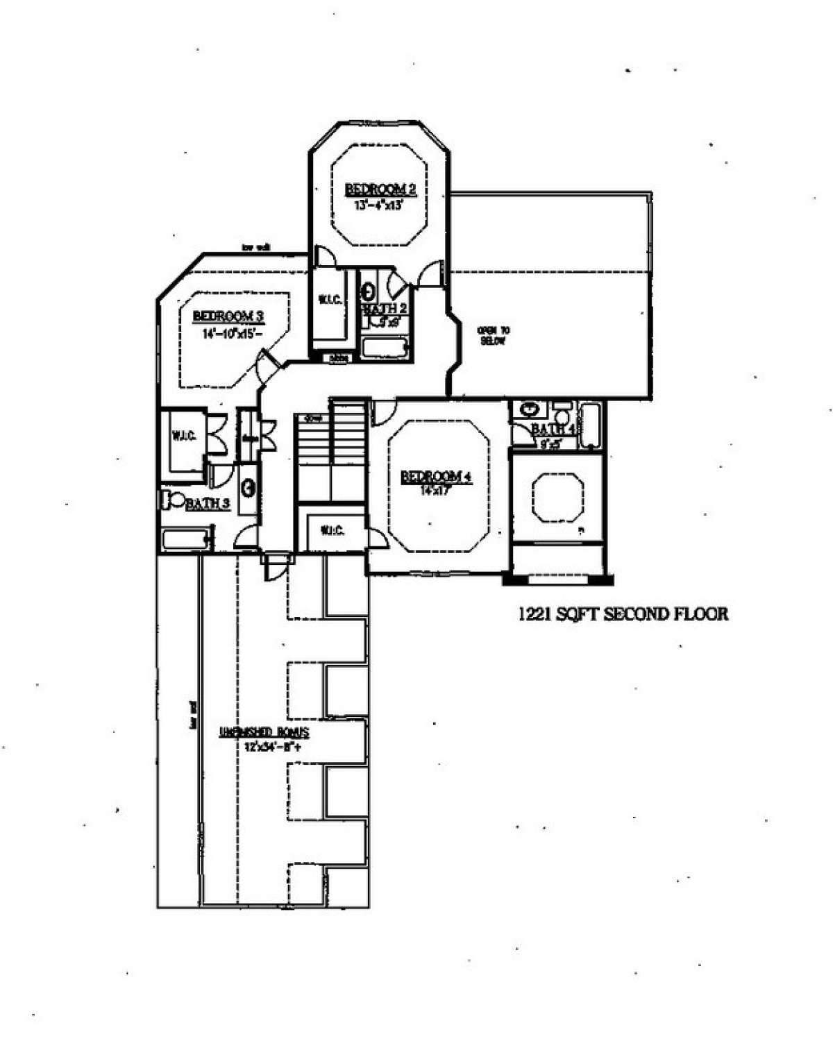 Floorplan 2 for House Plan #286-00003