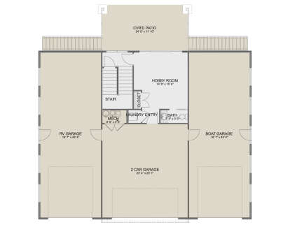 First Floor for House Plan #2802-00453