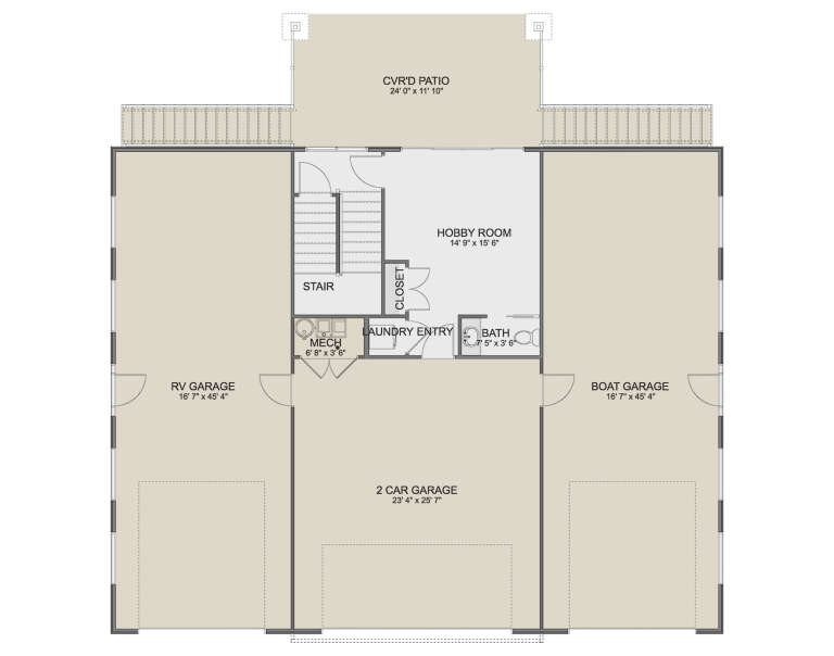 House Plan House Plan #34401 Drawing 1