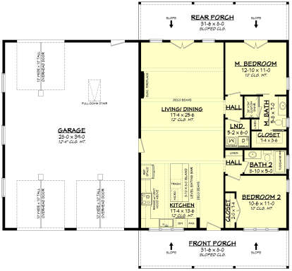 Main Floor  for House Plan #041-00410