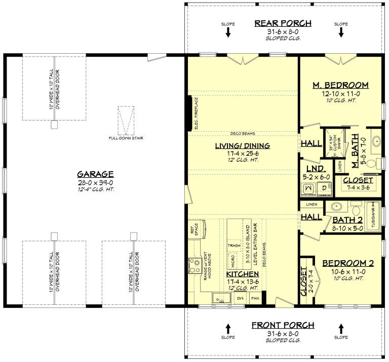 House Plan House Plan #34403 Drawing 1