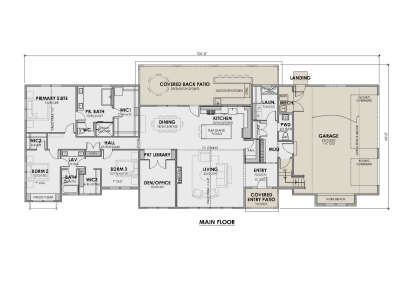 Main Floor  for House Plan #7011-00013